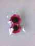 Hand Crafted Mini Flower Made From Wood Colored - Pack